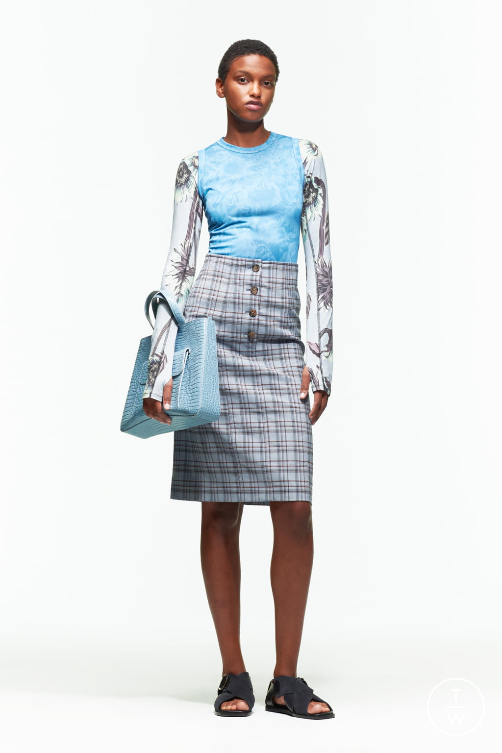 Fashion Week Paris Spring/Summer 2022 look 11 from the Paul Smith collection womenswear