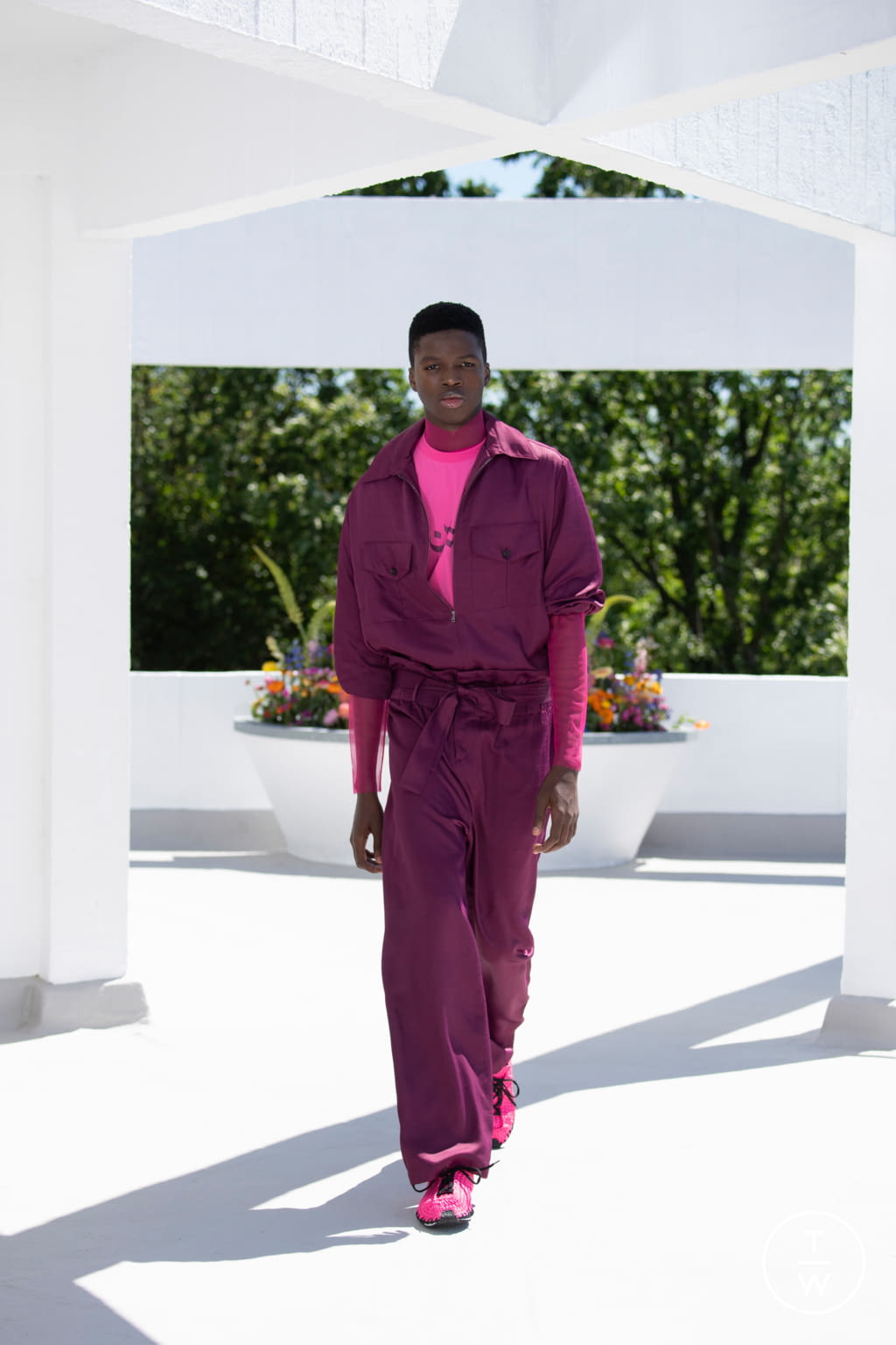 Fashion Week London Spring/Summer 2022 look 3 from the Qasimi collection menswear