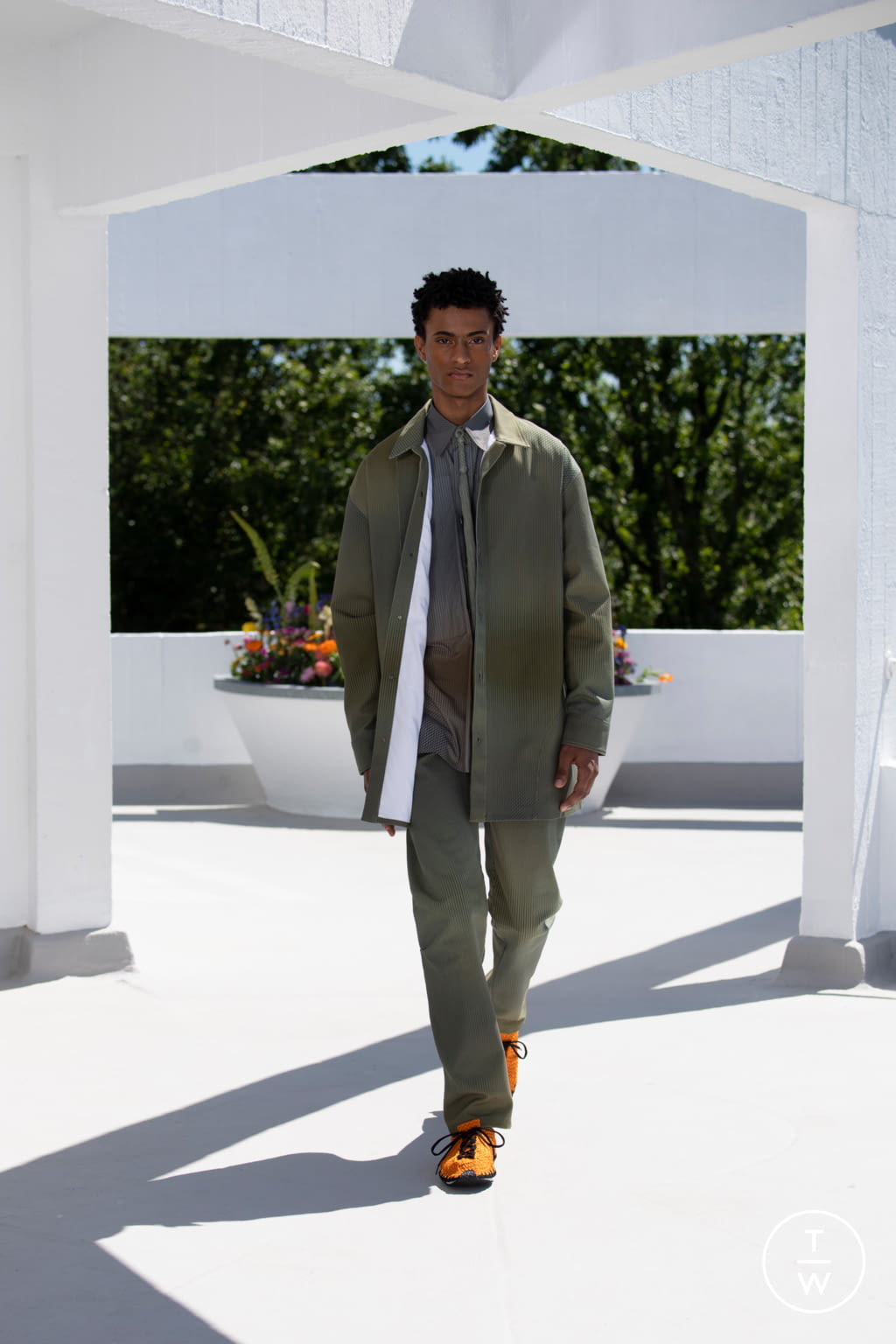 Fashion Week London Spring/Summer 2022 look 8 from the Qasimi collection menswear