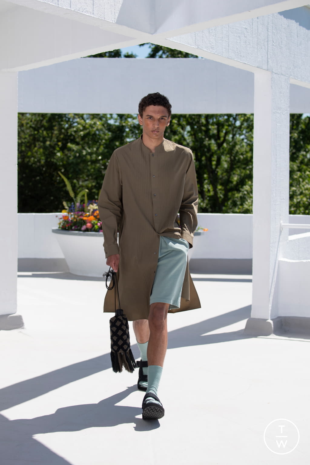 Fashion Week London Spring/Summer 2022 look 9 from the Qasimi collection menswear