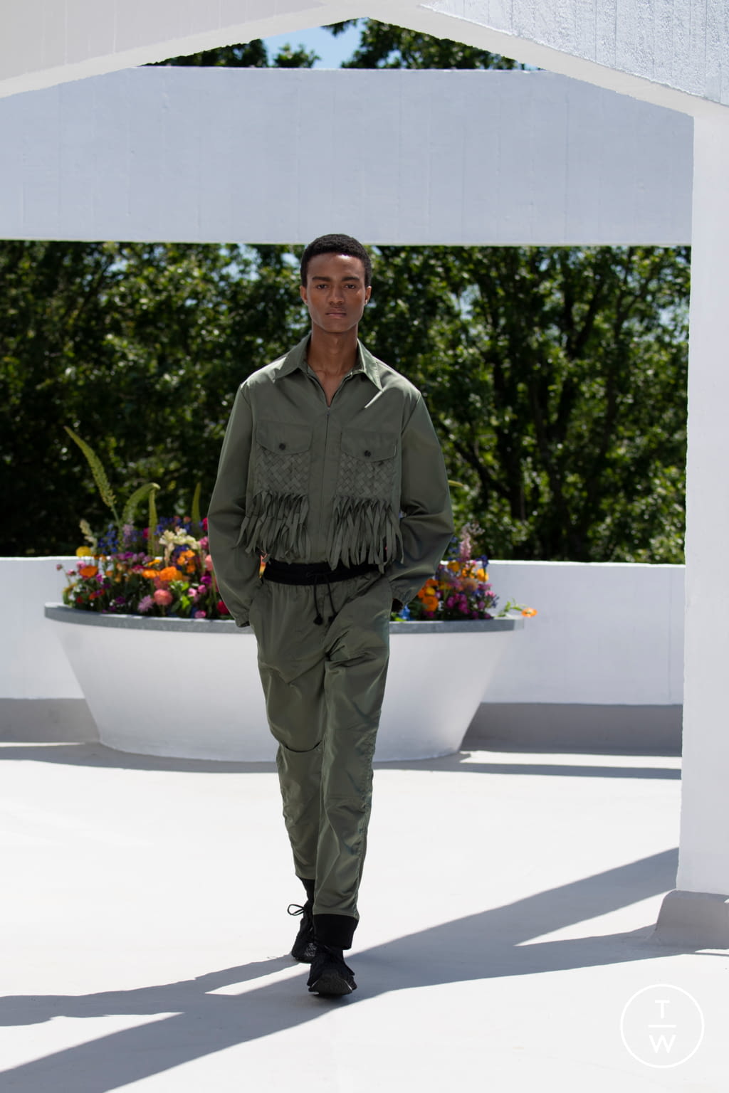 Fashion Week London Spring/Summer 2022 look 11 from the Qasimi collection menswear