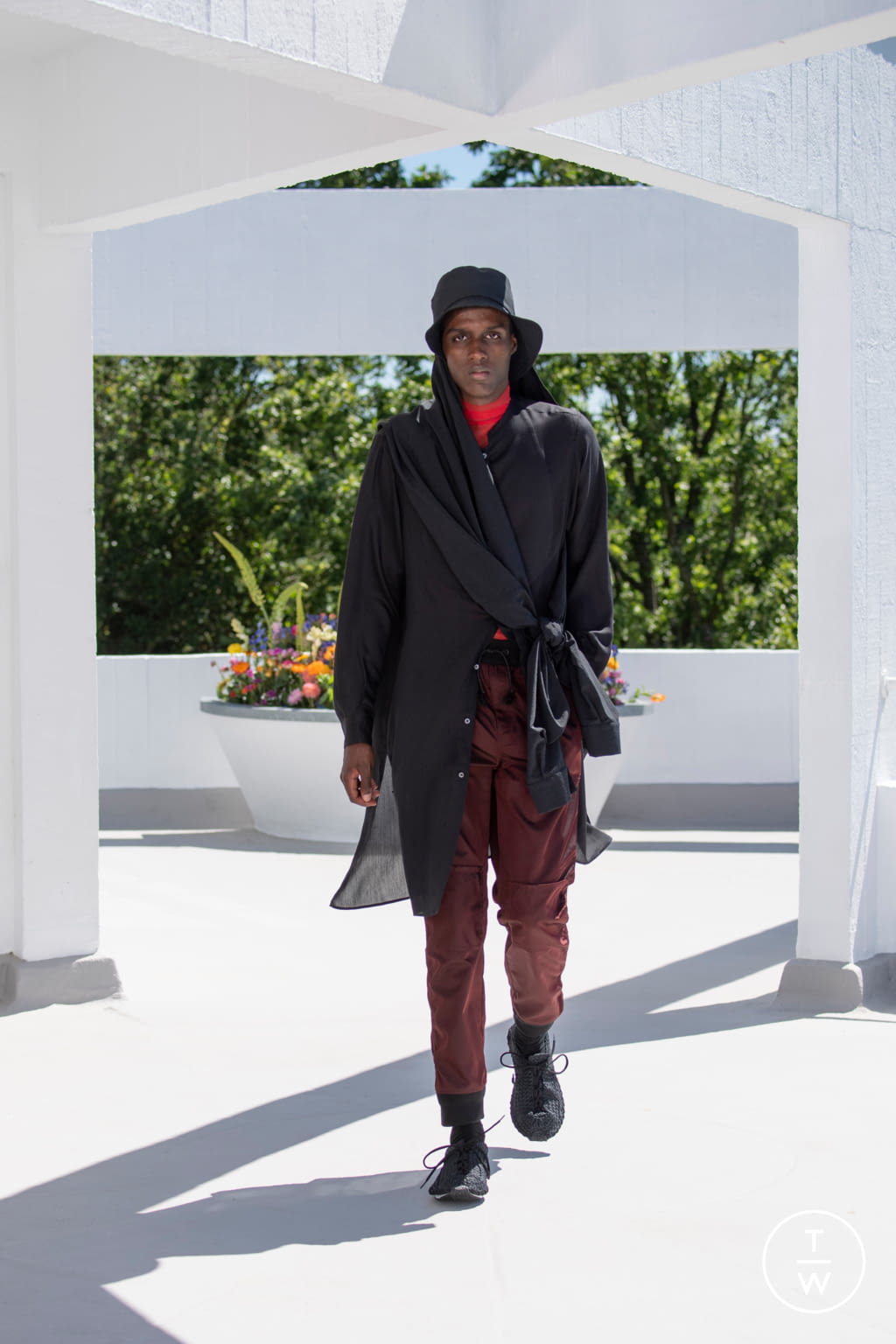 Fashion Week London Spring/Summer 2022 look 12 from the Qasimi collection menswear