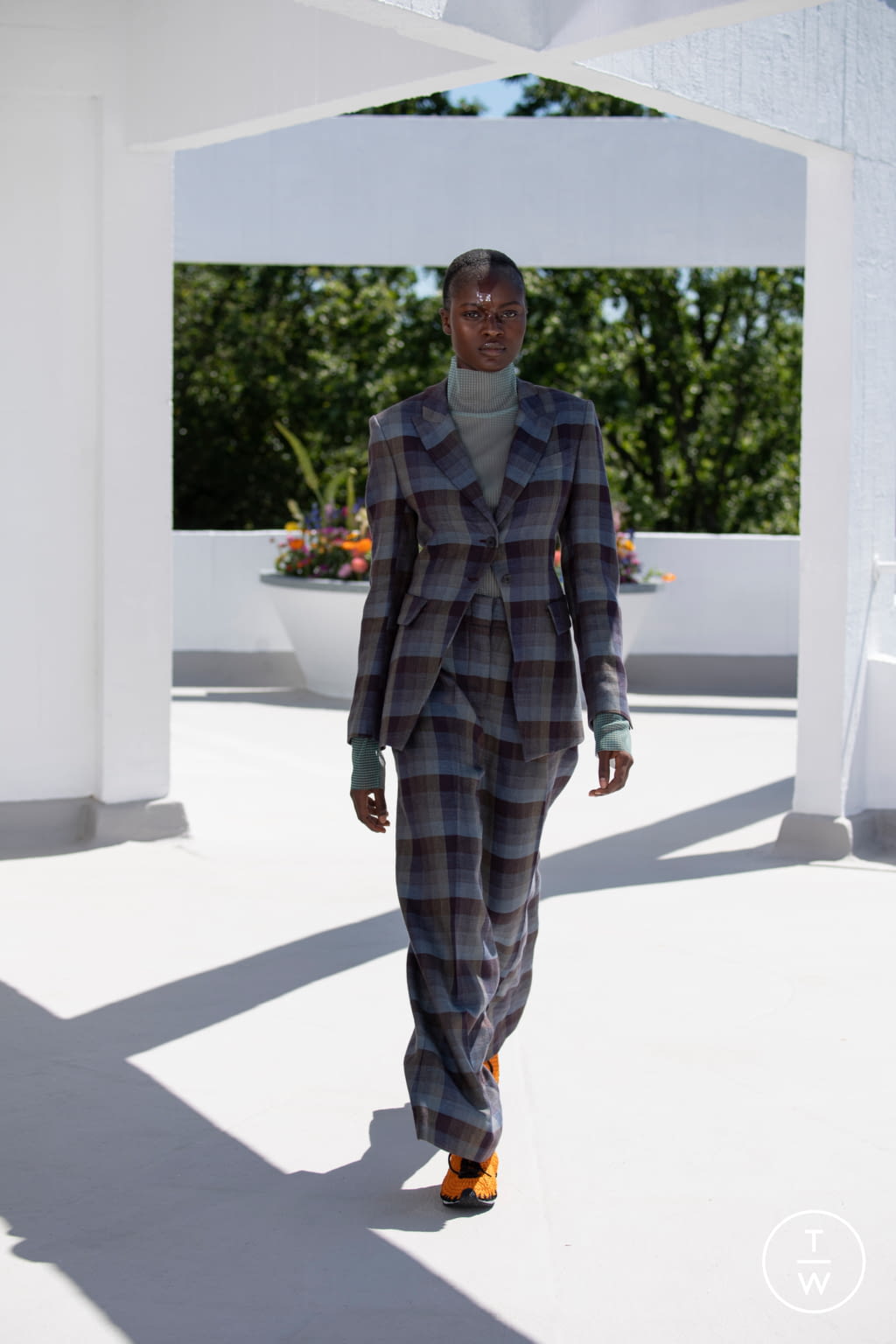 Fashion Week London Spring/Summer 2022 look 14 from the Qasimi collection menswear