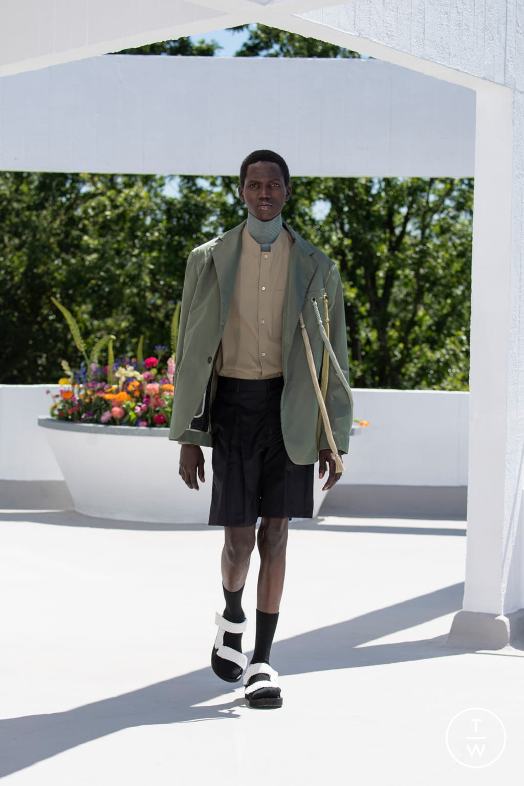 Fashion Week London Spring/Summer 2022 look 13 from the Qasimi collection menswear