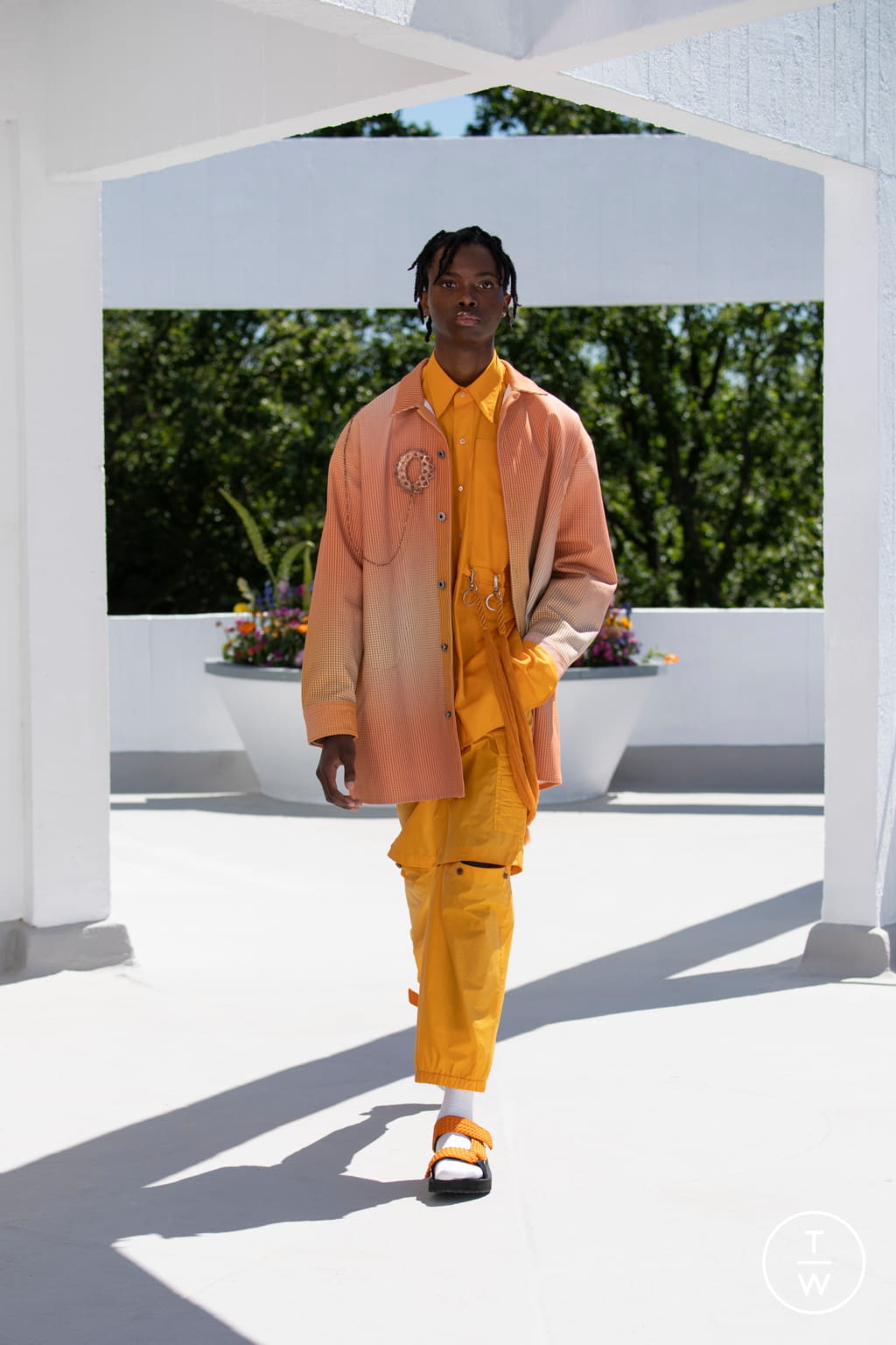 Fashion Week London Spring/Summer 2022 look 16 from the Qasimi collection menswear