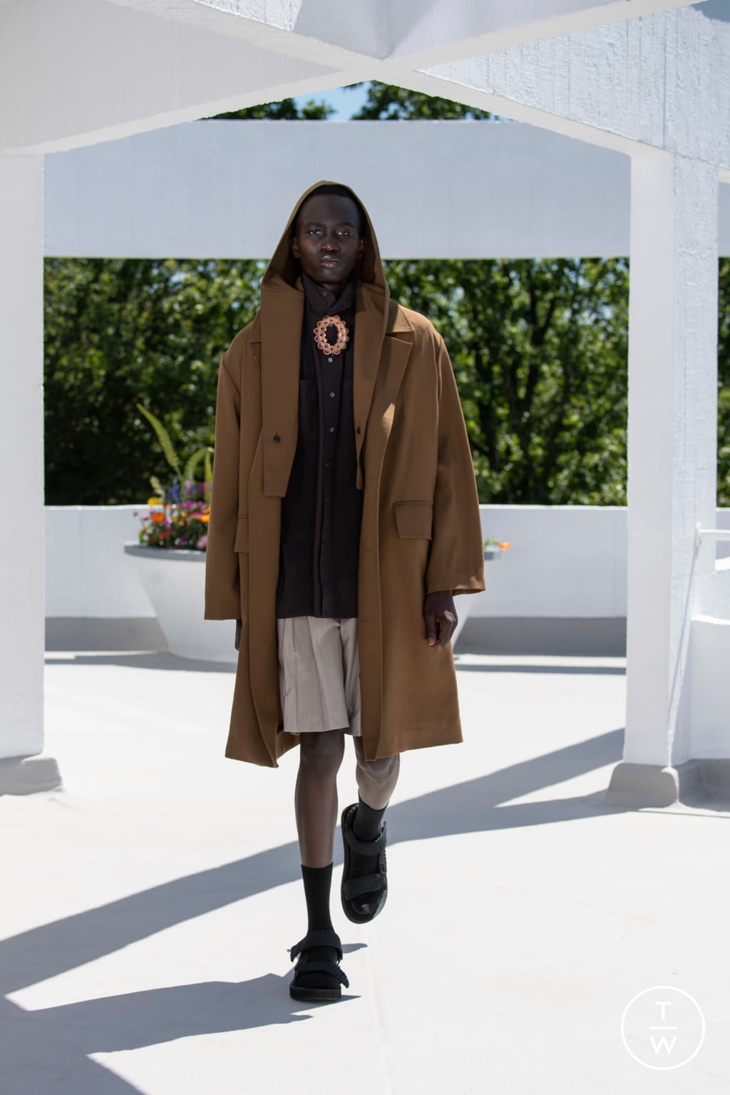 Fashion Week London Spring/Summer 2022 look 18 de la collection Qasimi menswear