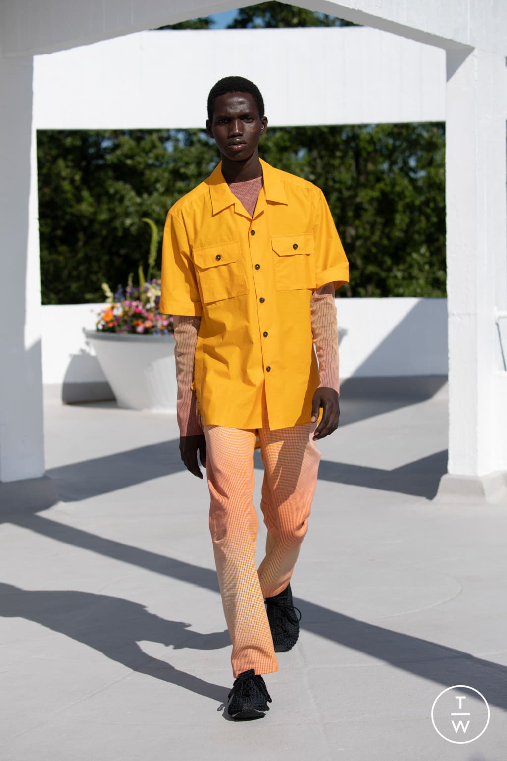 Fashion Week London Spring/Summer 2022 look 19 from the Qasimi collection menswear