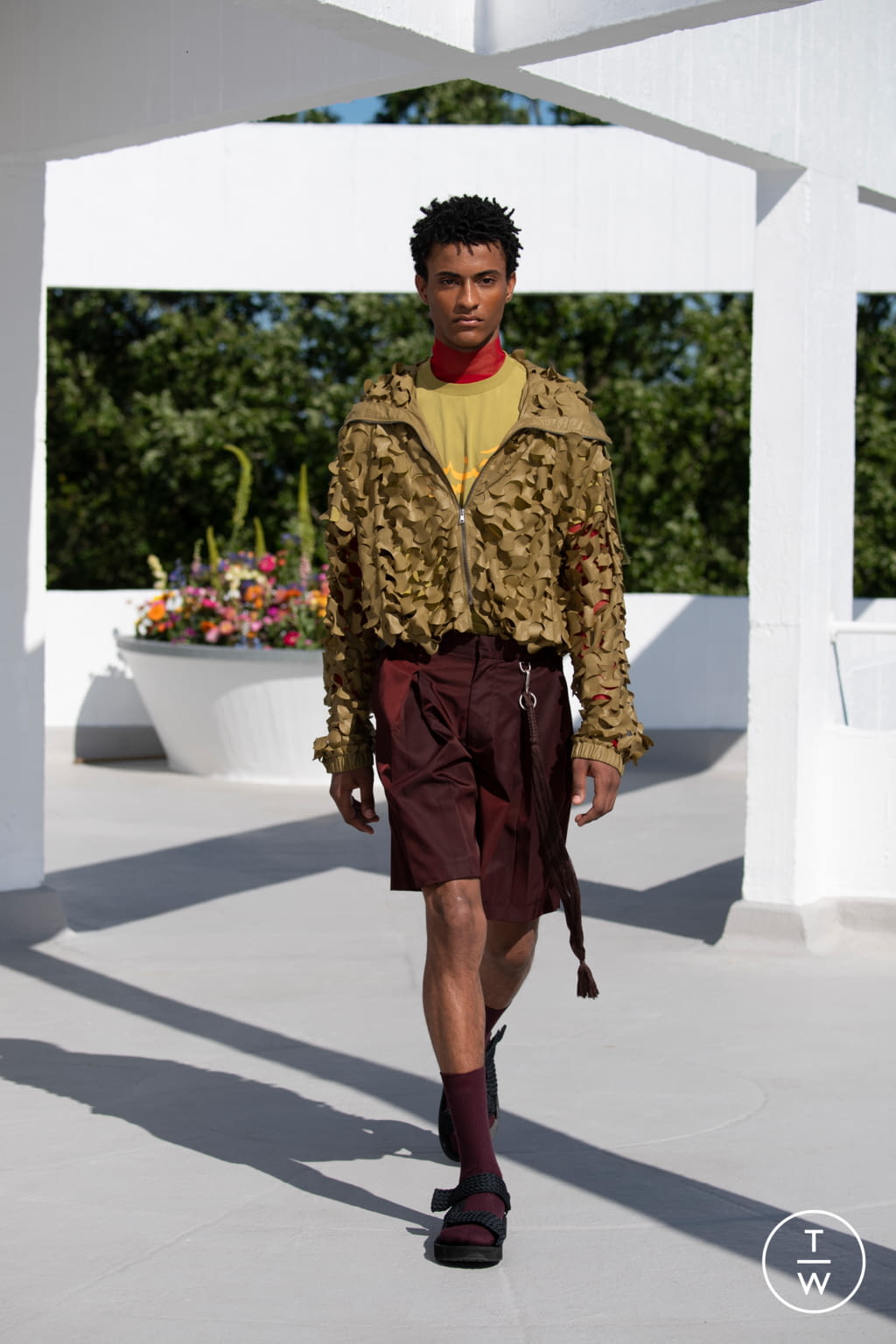 Fashion Week London Spring/Summer 2022 look 21 from the Qasimi collection menswear