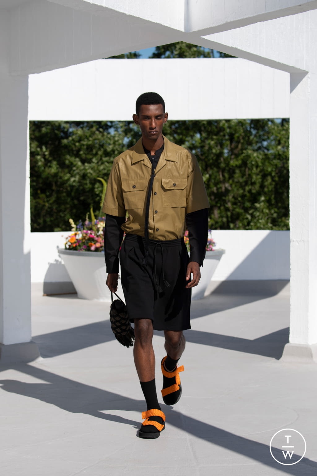 Fashion Week London Spring/Summer 2022 look 23 from the Qasimi collection menswear