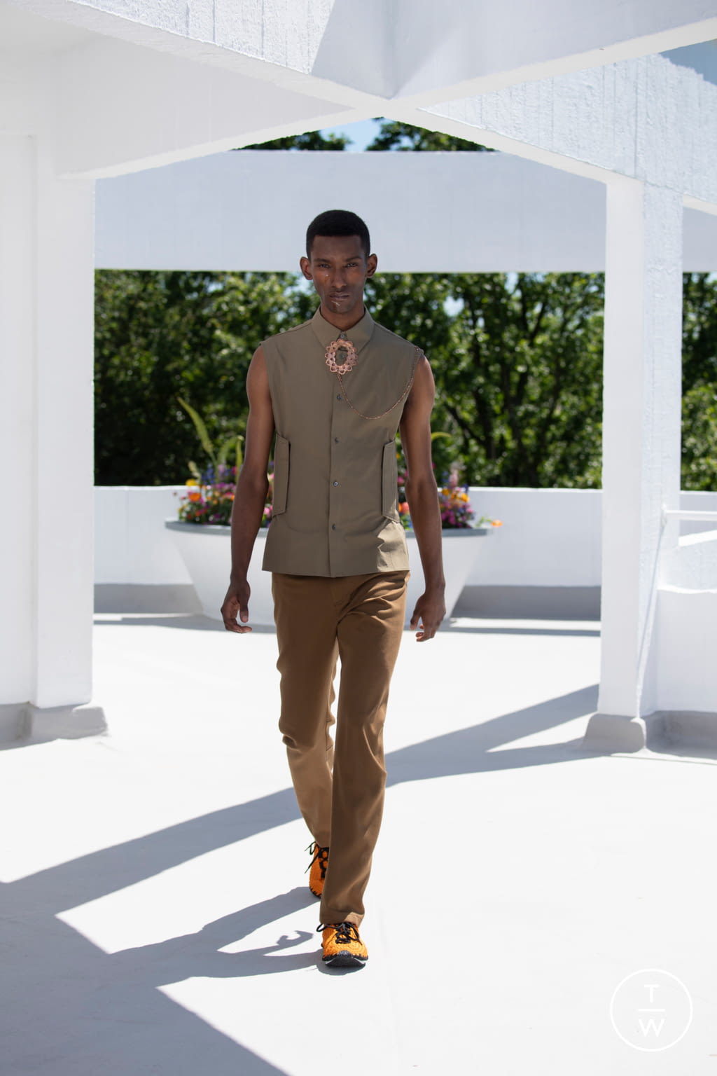 Fashion Week London Spring/Summer 2022 look 25 from the Qasimi collection menswear