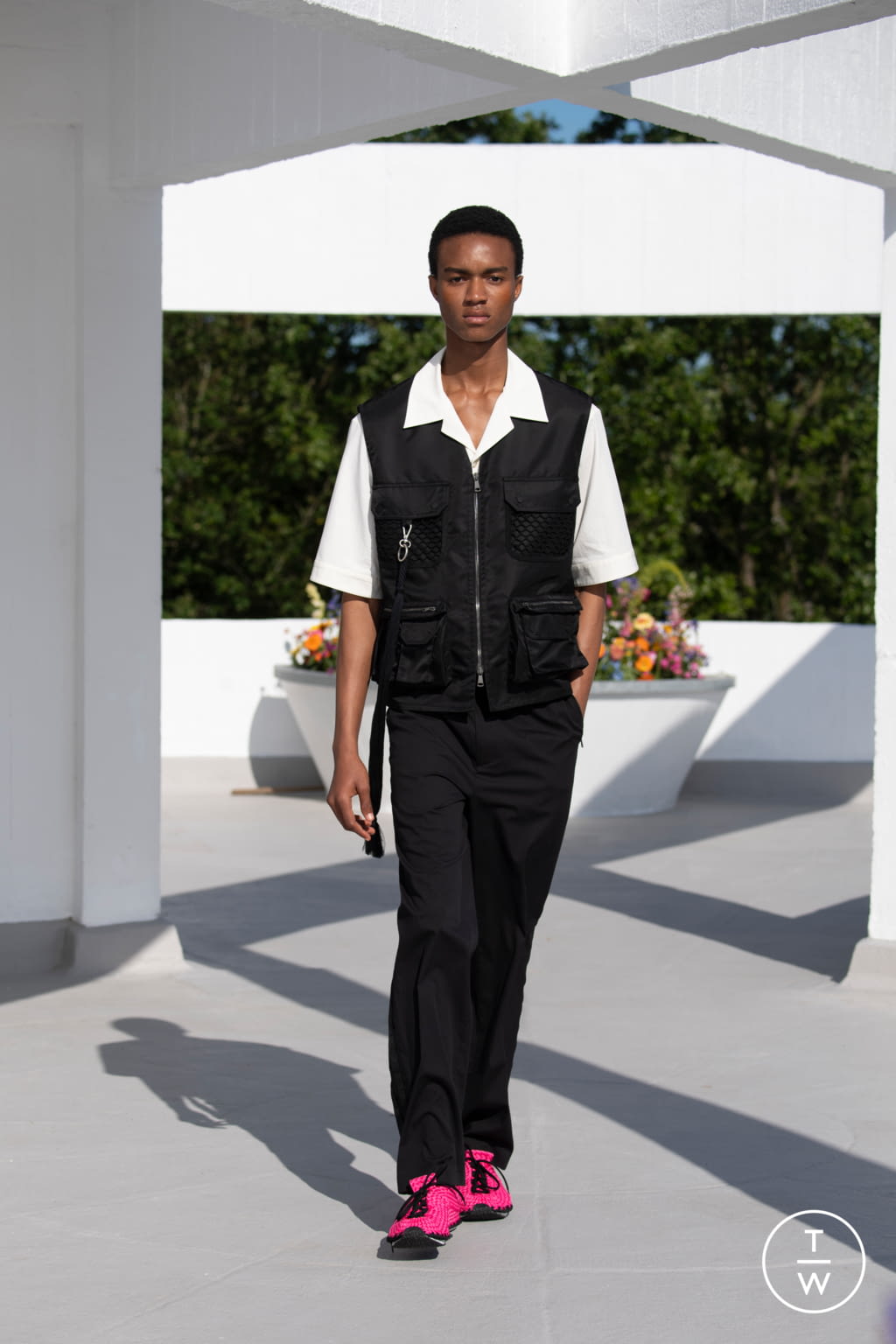 Fashion Week London Spring/Summer 2022 look 29 from the Qasimi collection menswear