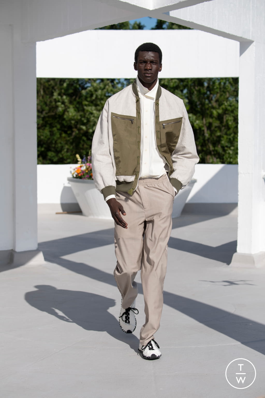 Fashion Week London Spring/Summer 2022 look 38 from the Qasimi collection 男装