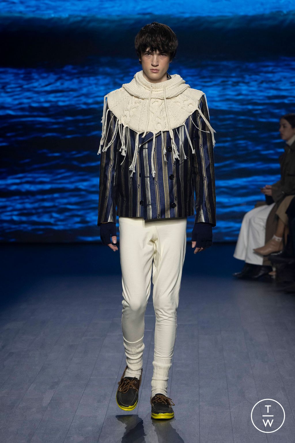 Fashion Week London Fall/Winter 2023 look 3 from the S.S.Daley collection womenswear