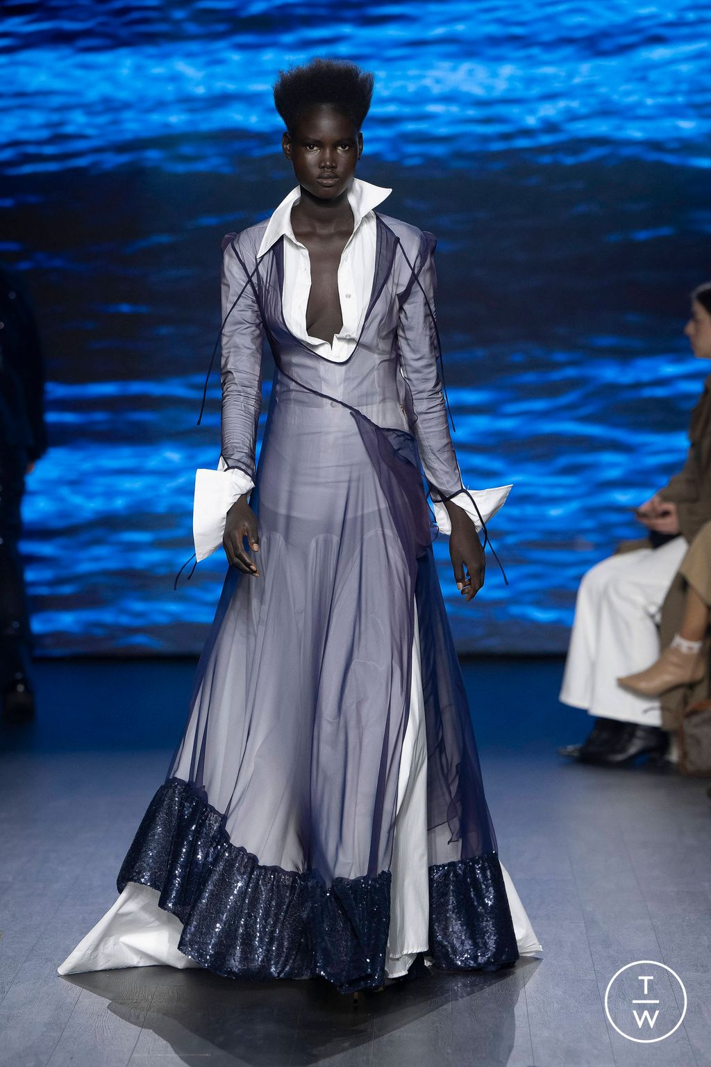 Fashion Week London Fall/Winter 2023 look 30 from the S.S.Daley collection 女装