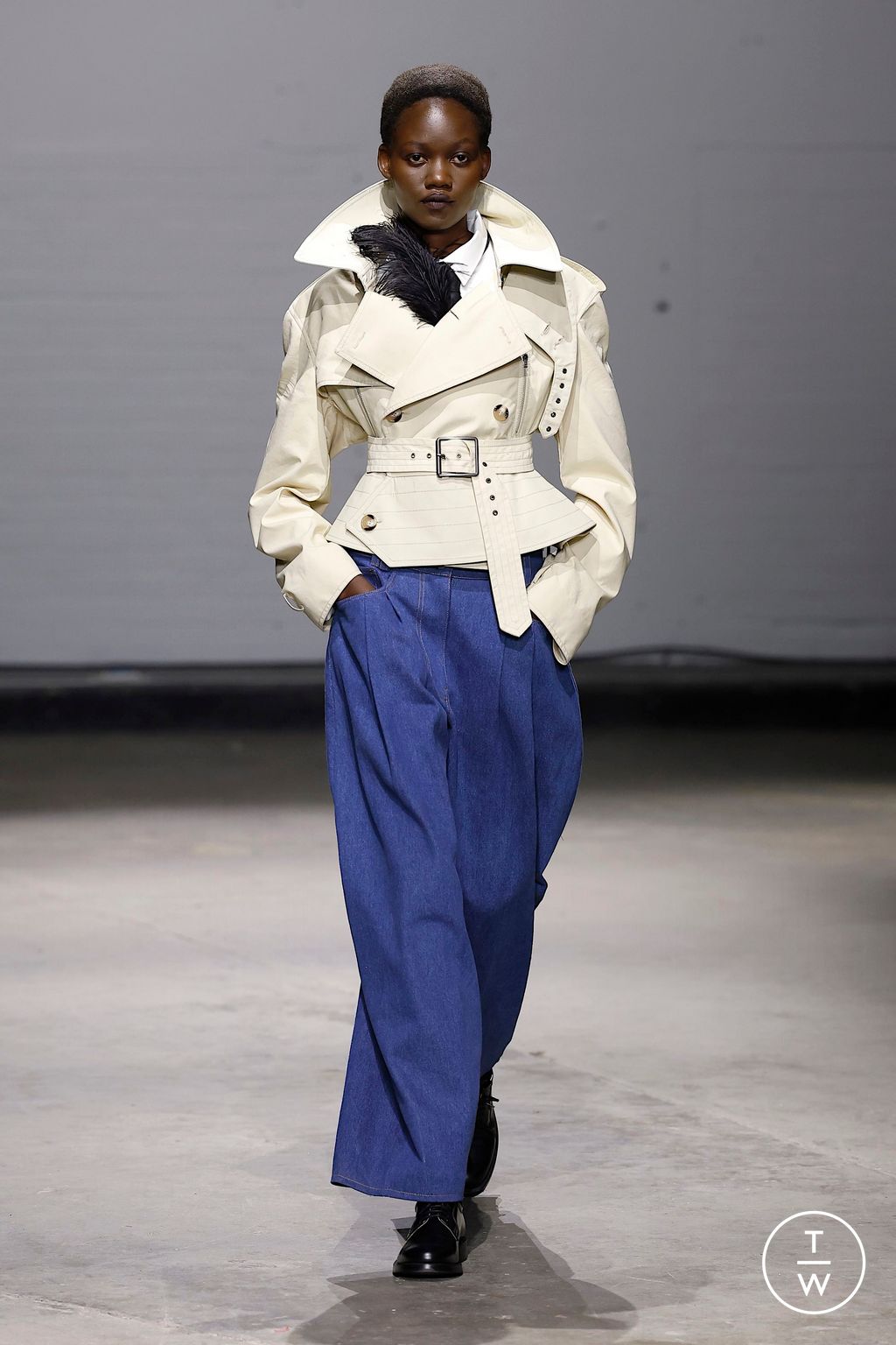 Fashion Week London Fall/Winter 2025 look 13 from the S.S.Daley collection womenswear