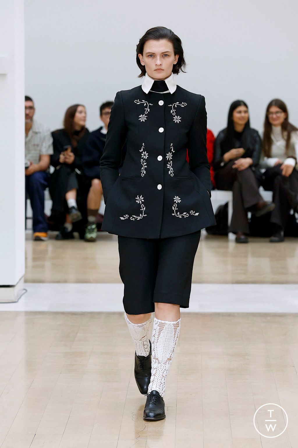 Fashion Week London Spring/Summer 2025 look 1 from the S.S.Daley collection womenswear