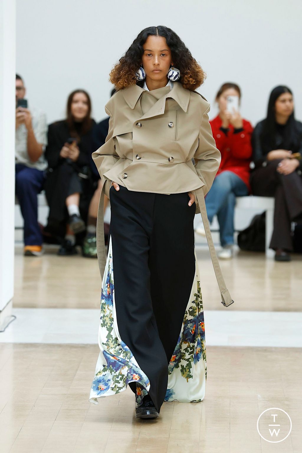 Fashion Week London Spring-Summer 2025 look 16 from the S.S.Daley collection womenswear