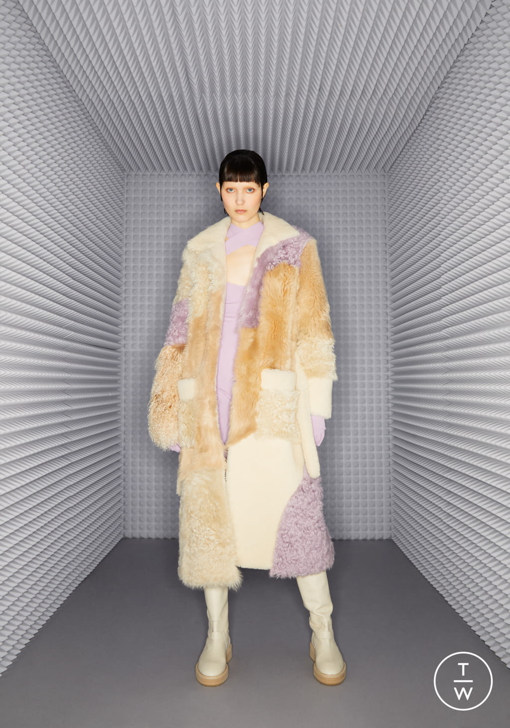 Fashion Week Milan Fall/Winter 2020 look 16 from the Ssheena collection womenswear