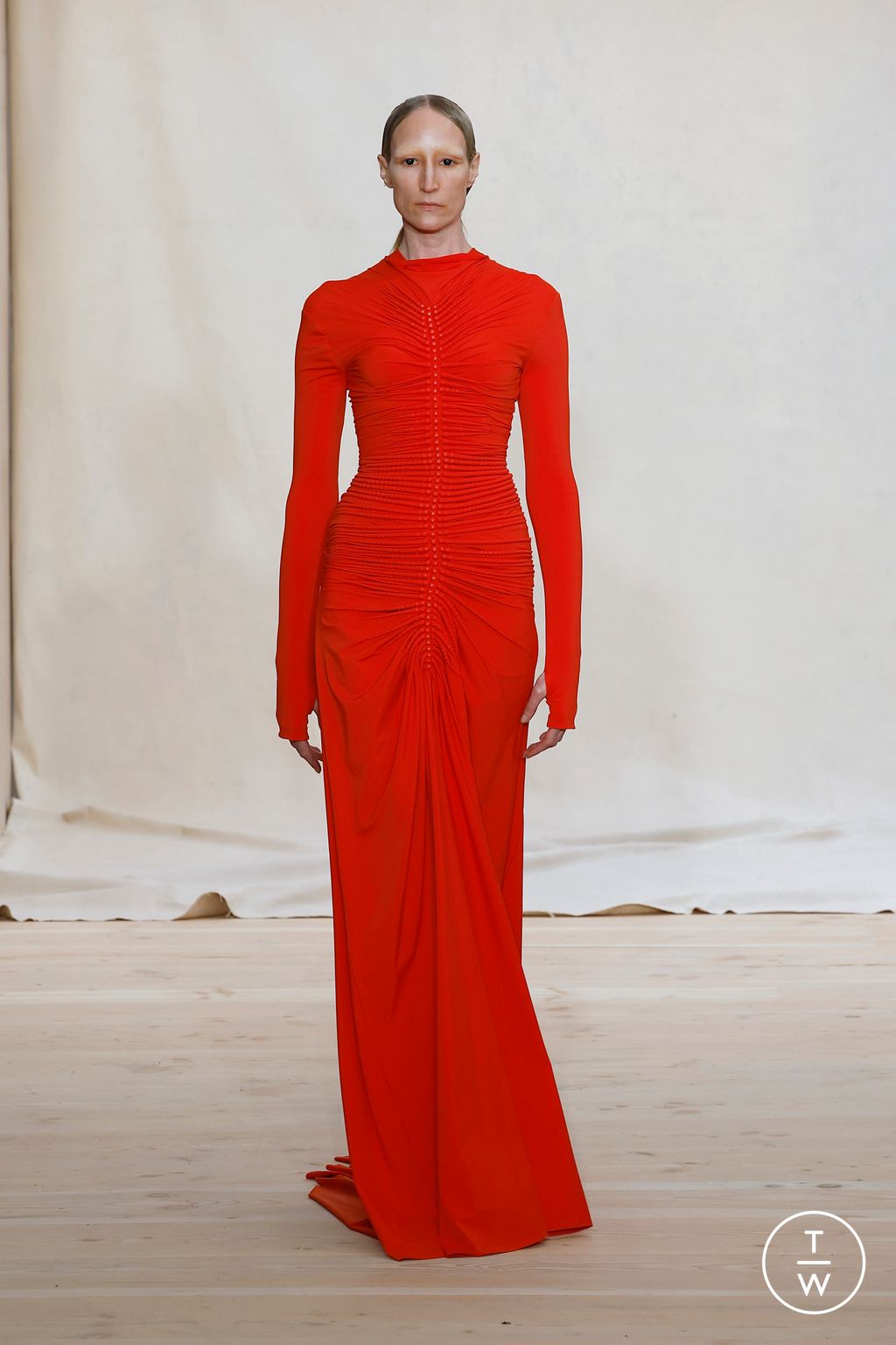 Fashion Week London Spring/Summer 2025 look 16 from the Standing Ground collection womenswear