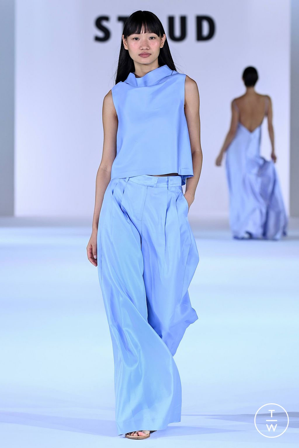 Fashion Week New York Spring/Summer 2024 look 2 from the Staud collection womenswear