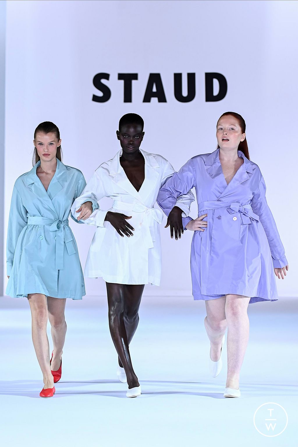 Fashion Week New York Spring/Summer 2024 look 3 from the Staud collection womenswear