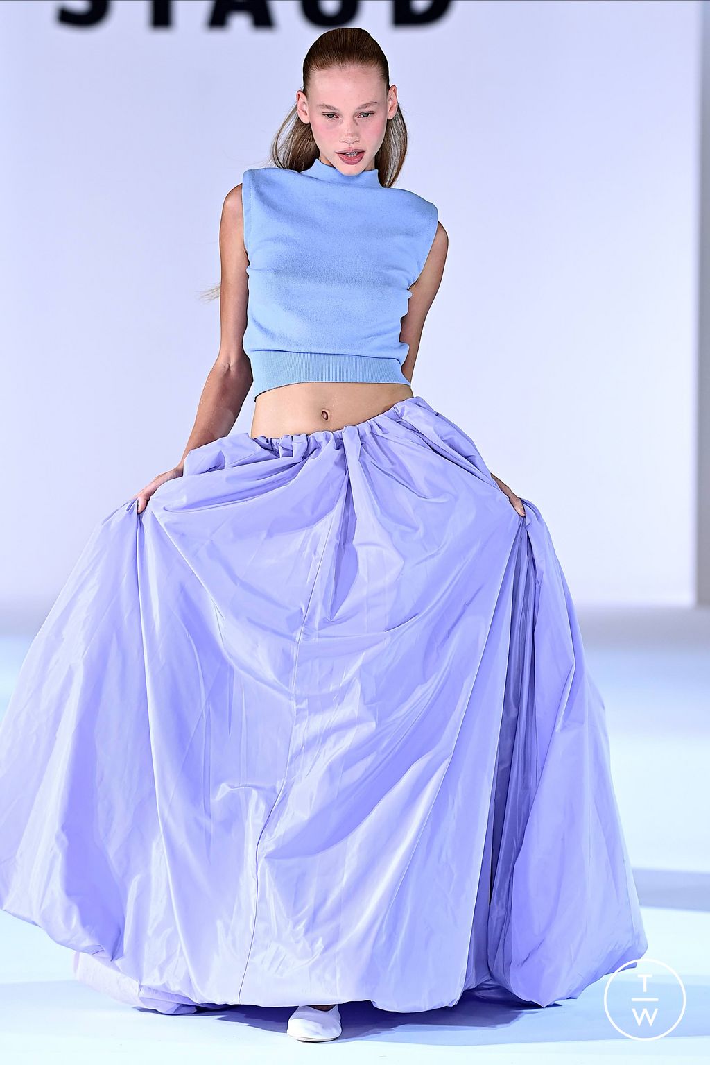 Fashion Week New York Spring/Summer 2024 look 6 de la collection Staud womenswear