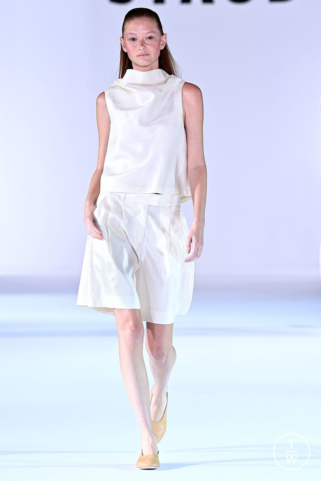 Fashion Week New York Spring/Summer 2024 look 20 from the Staud collection womenswear