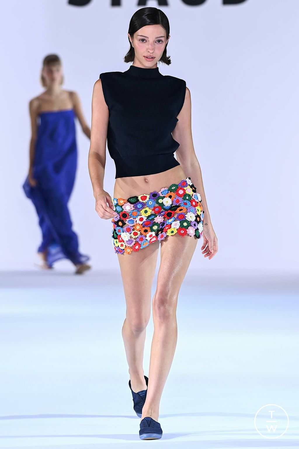Fashion Week New York Spring/Summer 2024 look 26 de la collection Staud womenswear