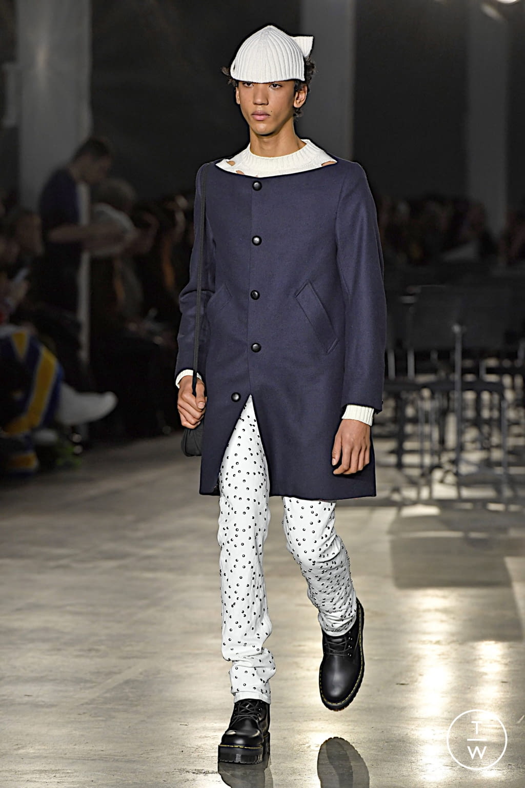Fashion Week London Fall/Winter 2020 look 5 de la collection Stefan Cooke menswear