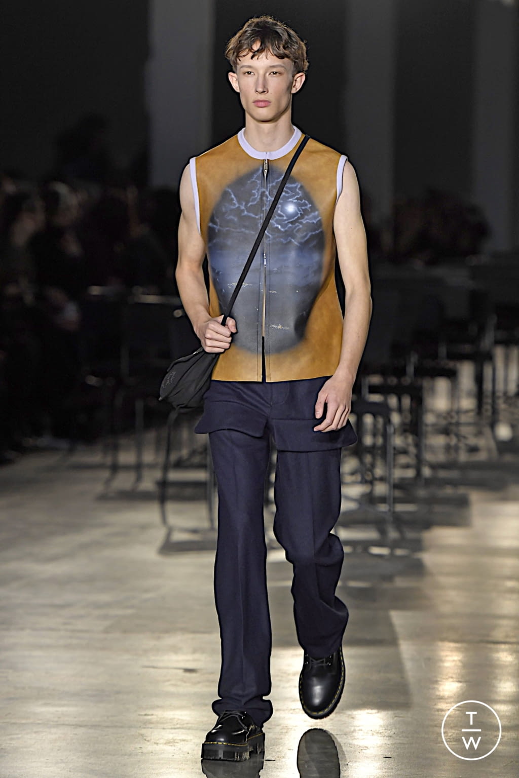 Fashion Week London Fall/Winter 2020 look 14 from the Stefan Cooke collection 男装