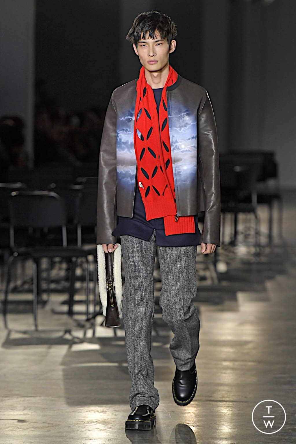 Fashion Week London Fall/Winter 2020 look 21 de la collection Stefan Cooke menswear