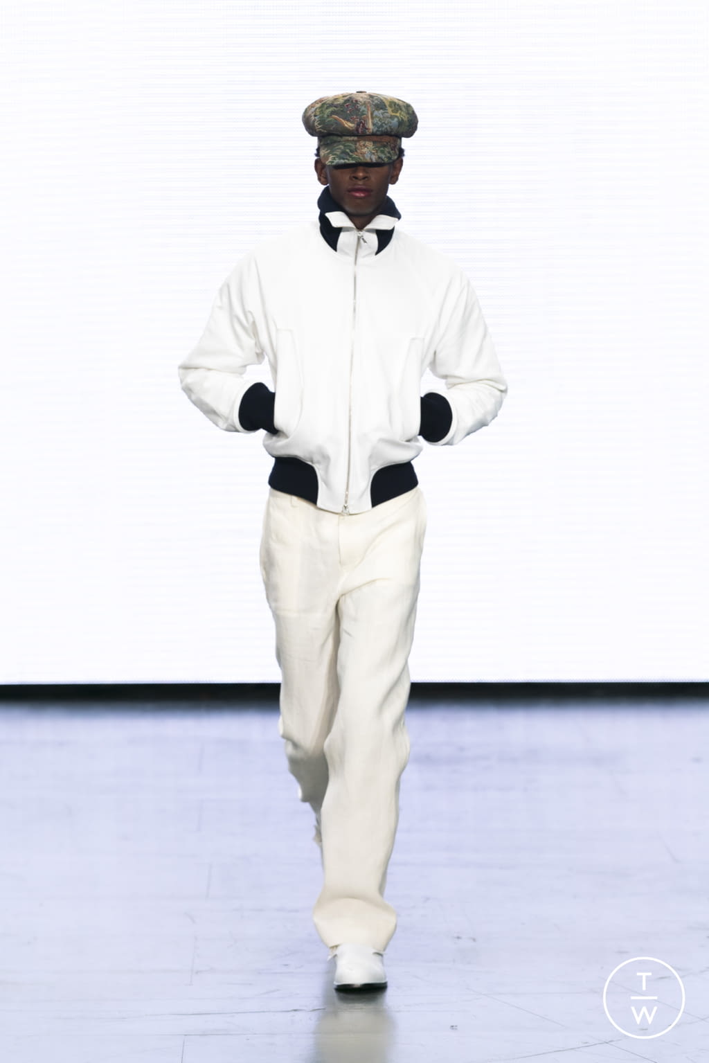 Fashion Week London Spring/Summer 2022 look 17 from the Stefan Cooke collection menswear