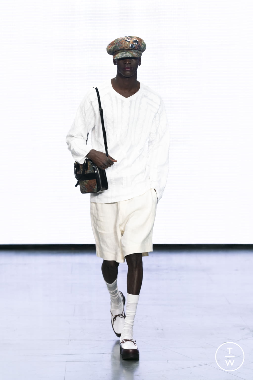 Fashion Week London Spring/Summer 2022 look 20 from the Stefan Cooke collection menswear