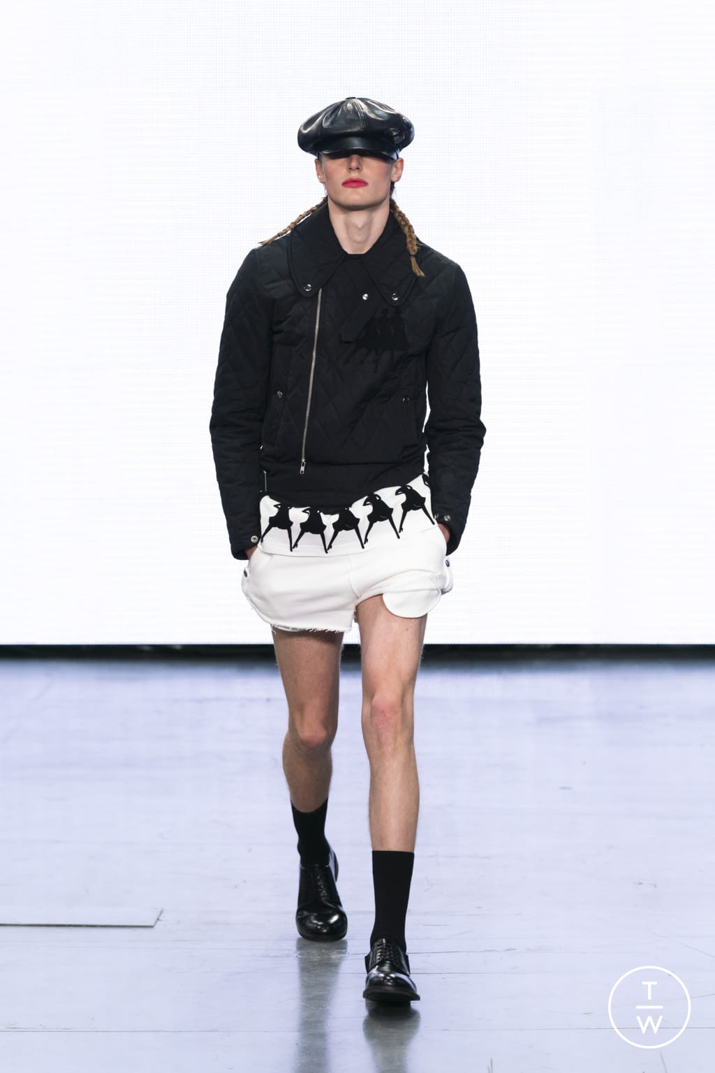 Fashion Week London Spring/Summer 2022 look 21 from the Stefan Cooke collection 男装