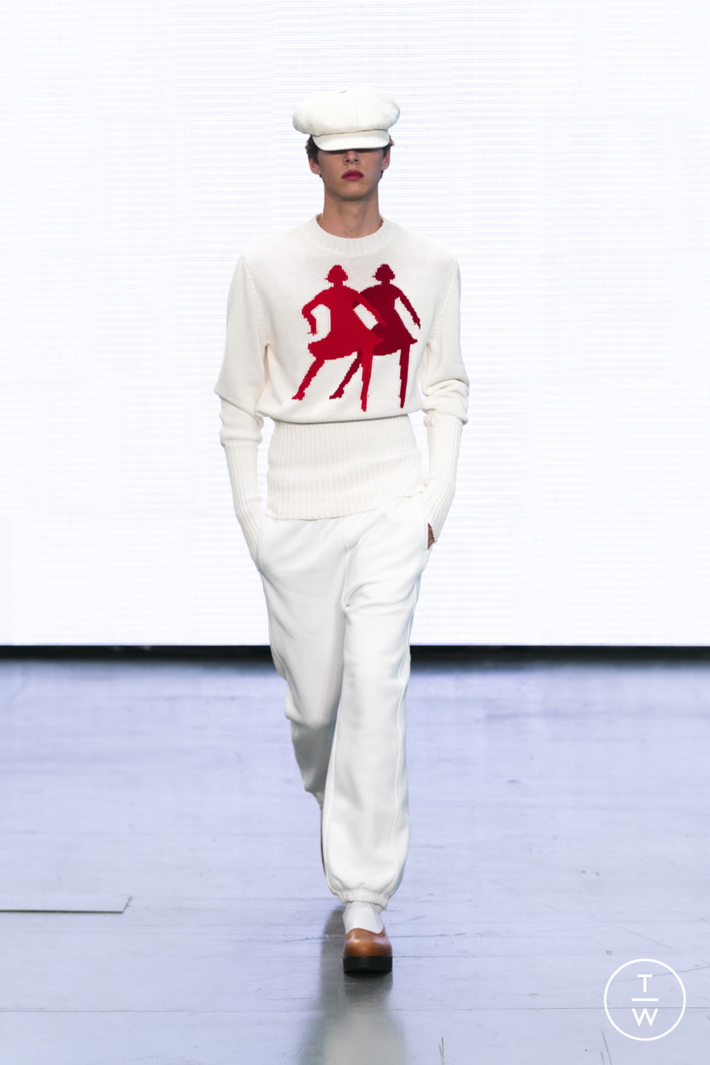 Fashion Week London Spring/Summer 2022 look 26 from the Stefan Cooke collection menswear