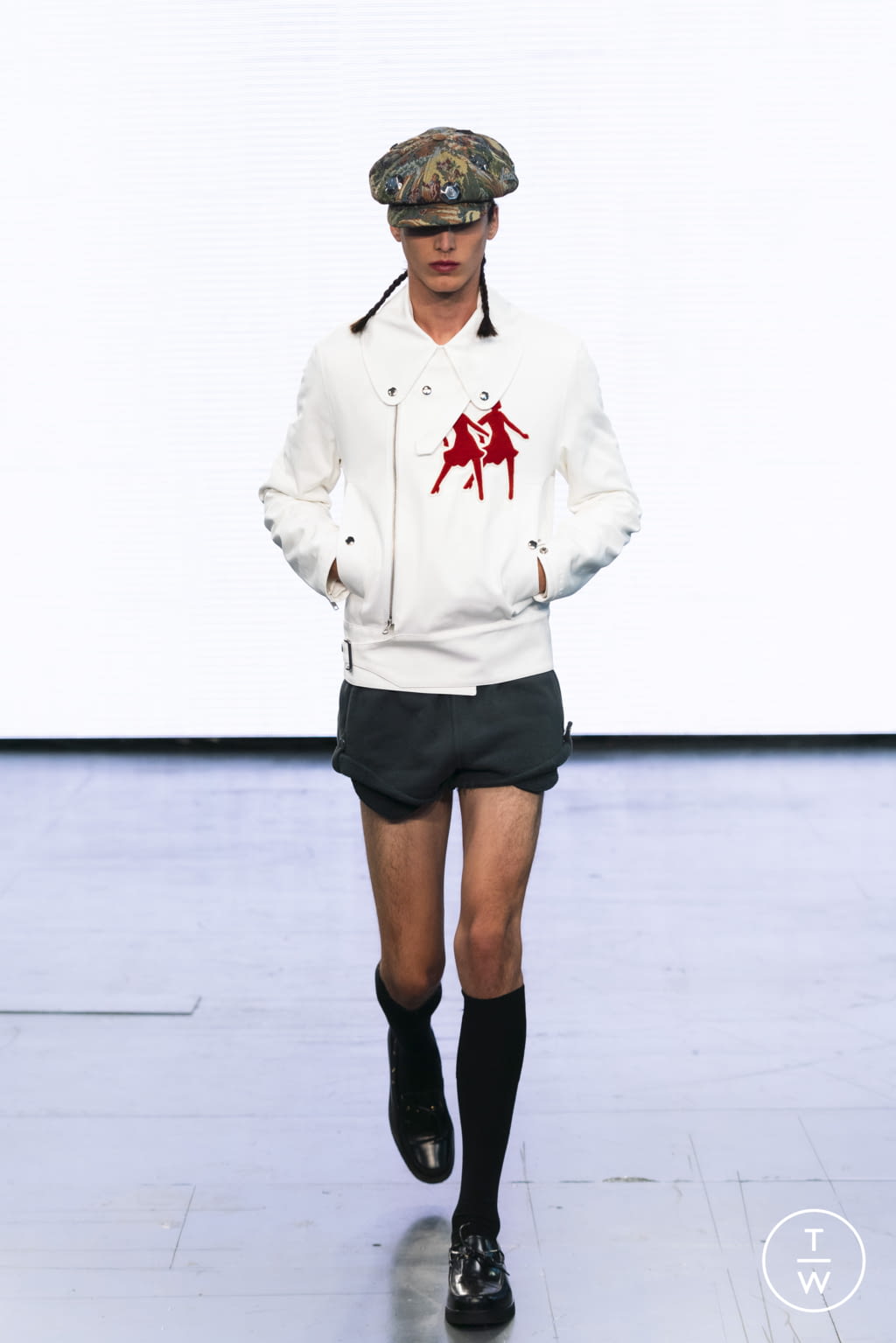 Fashion Week London Spring/Summer 2022 look 29 from the Stefan Cooke collection menswear