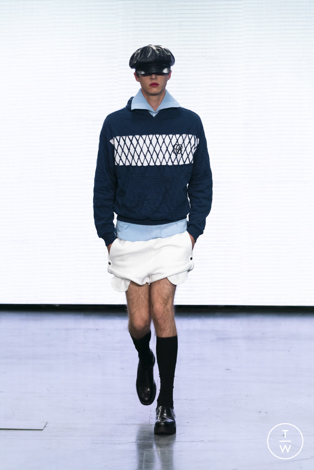 Fashion Week London Spring/Summer 2022 look 3 from the Stefan Cooke collection menswear