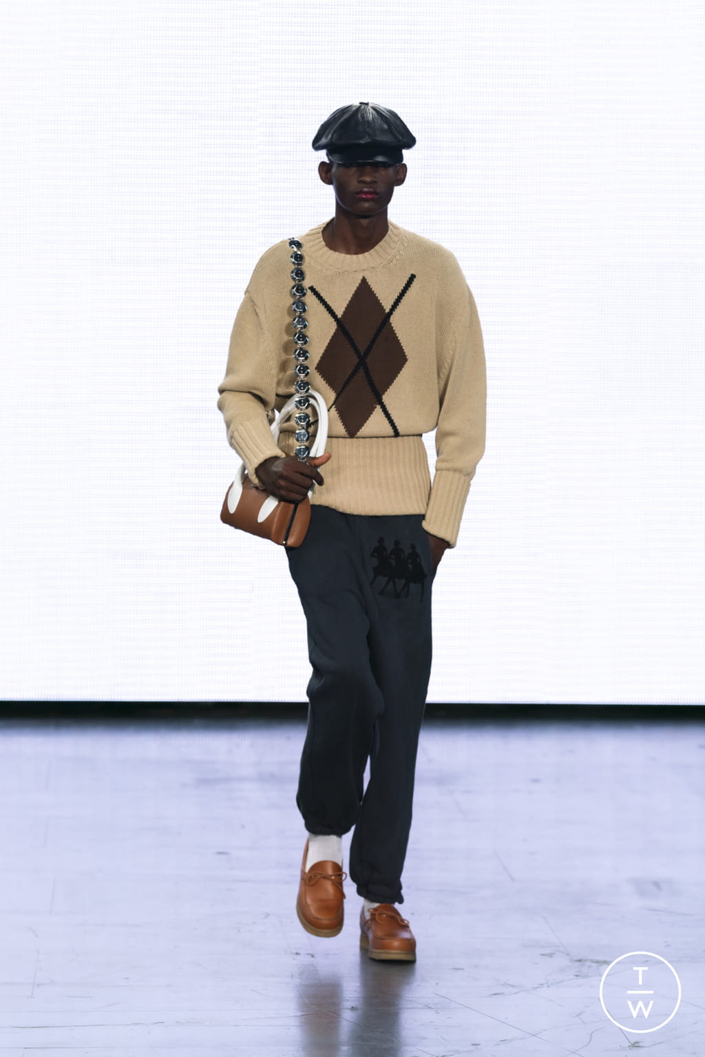 Fashion Week London Spring/Summer 2022 look 5 from the Stefan Cooke collection menswear