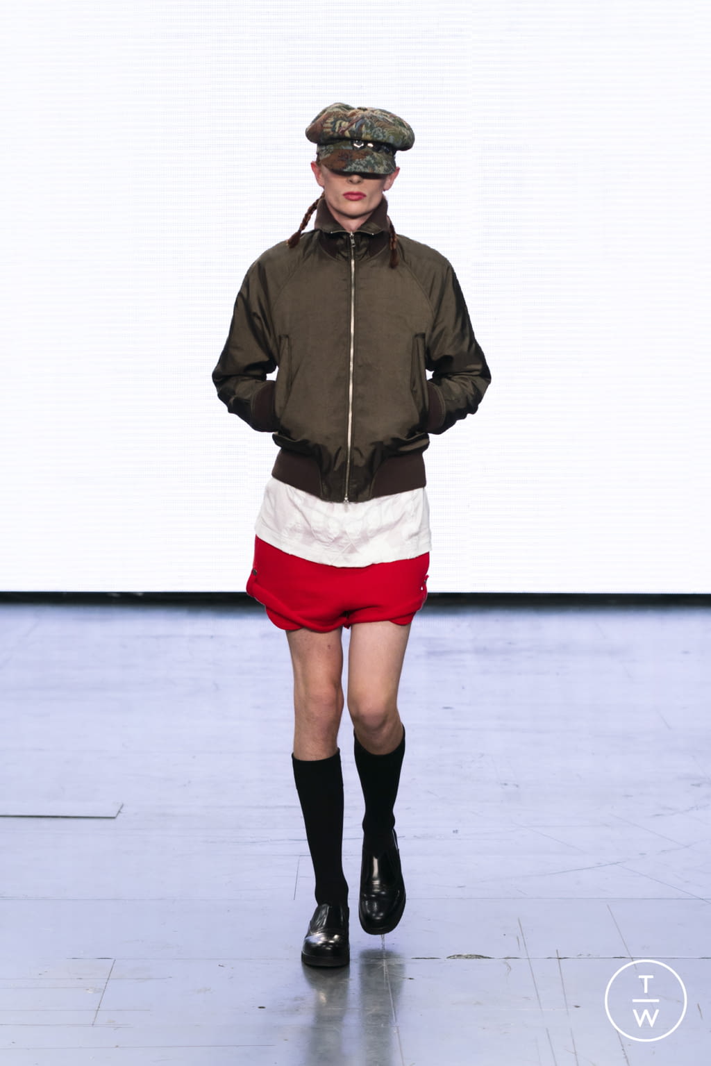 Fashion Week London Spring/Summer 2022 look 8 from the Stefan Cooke collection 男装