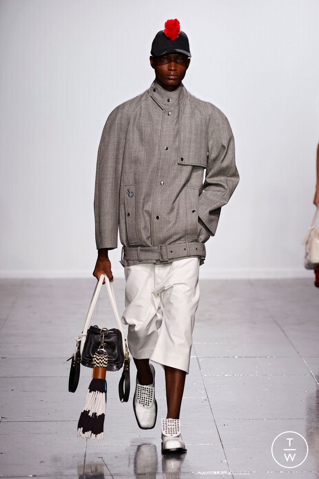 Fashion Week London Spring/Summer 2024 look 8 from the Stefan Cooke collection menswear