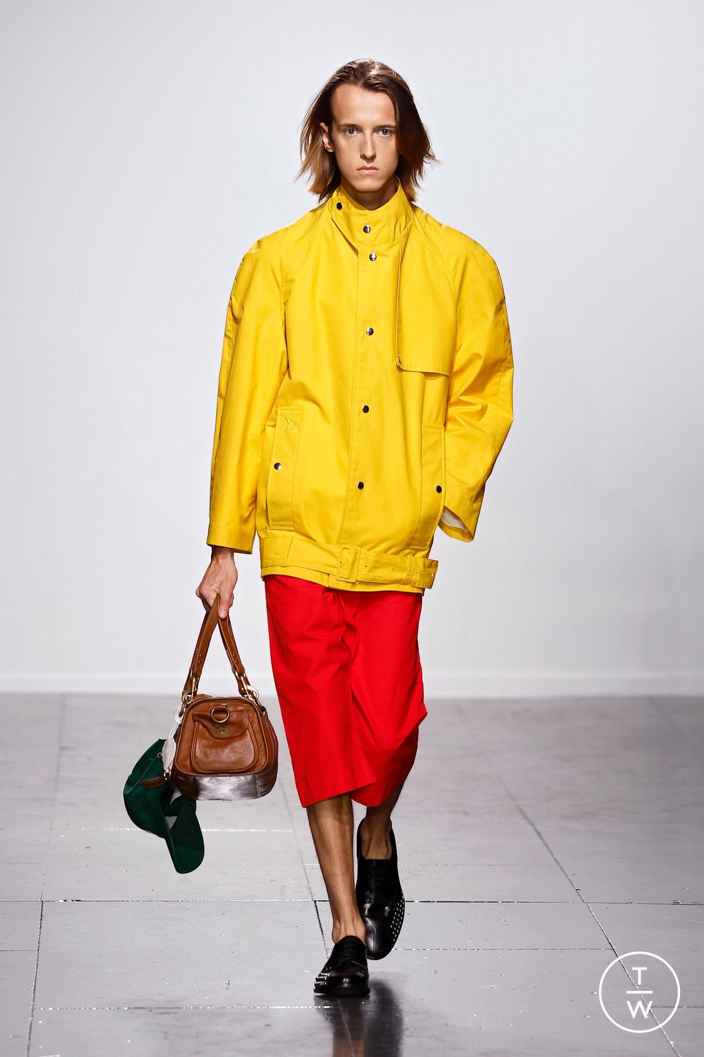 Fashion Week London Spring/Summer 2024 look 12 de la collection Stefan Cooke menswear