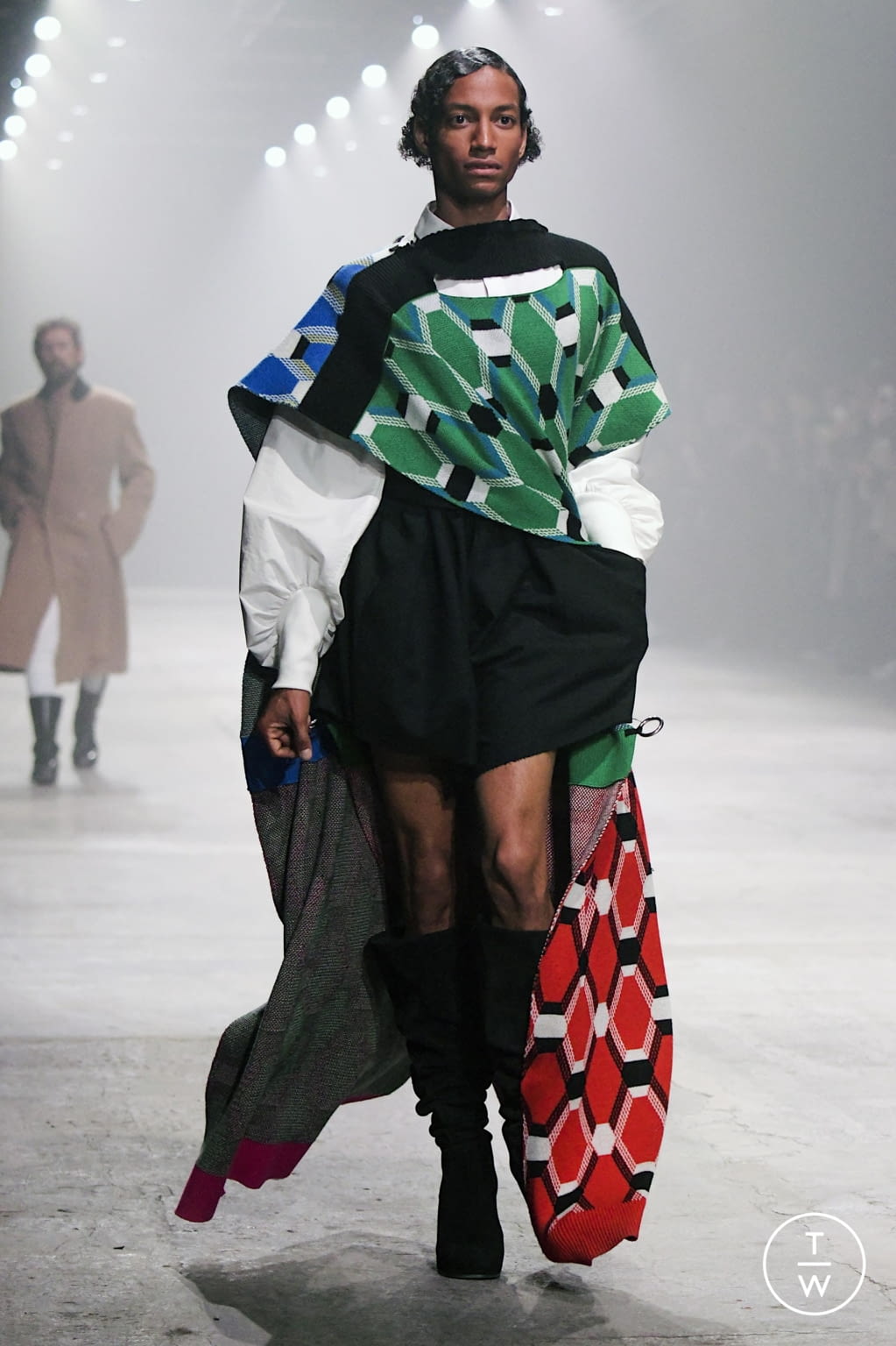 Fashion Week Florence - Pitti Fall/Winter 2020 look 55 from the Stefano Pilati for RANDOM IDENTITIES collection menswear