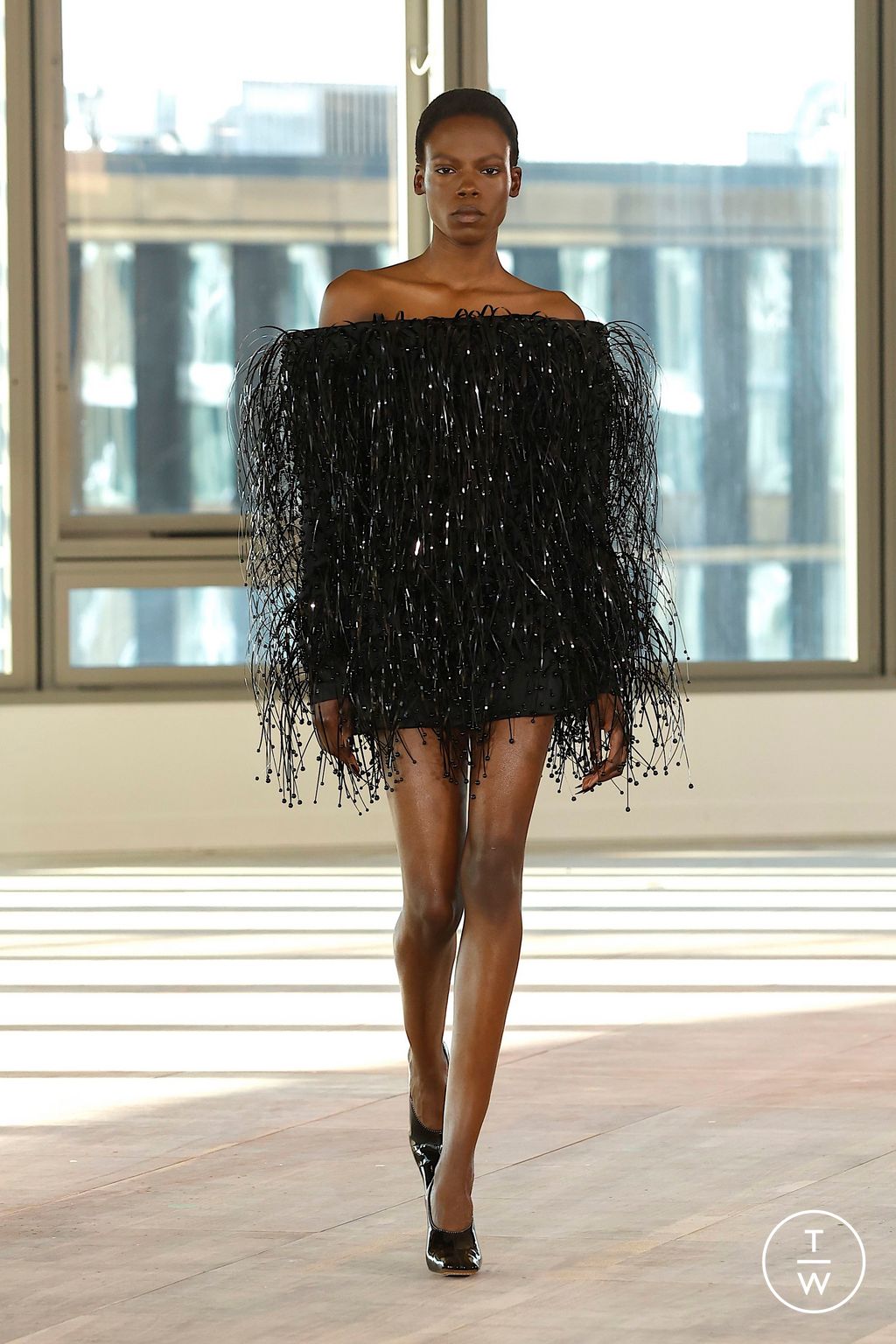 Fashion Week Paris Fall/Winter 2025 look 44 de la collection Stella McCartney womenswear