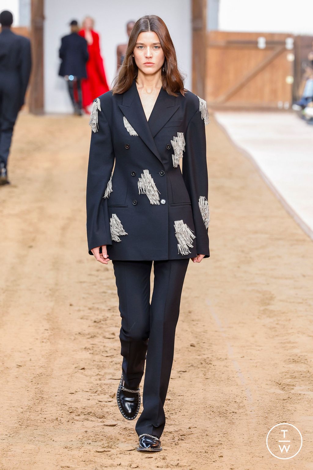 Fashion Week Paris Fall/Winter 2023 look 50 de la collection Stella McCartney womenswear