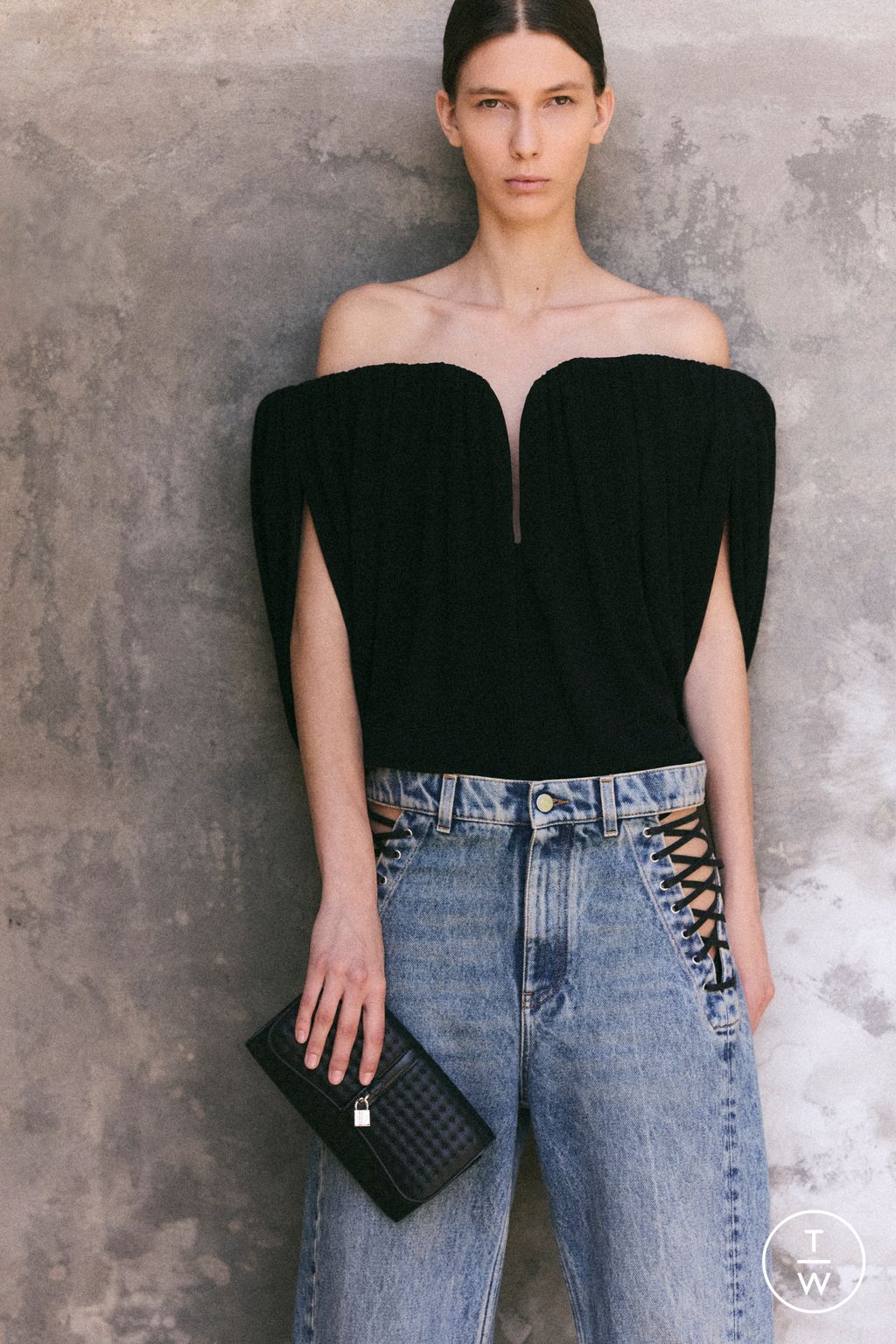 Fashion Week Paris Resort 2026 look 18 from the Stella McCartney collection womenswear