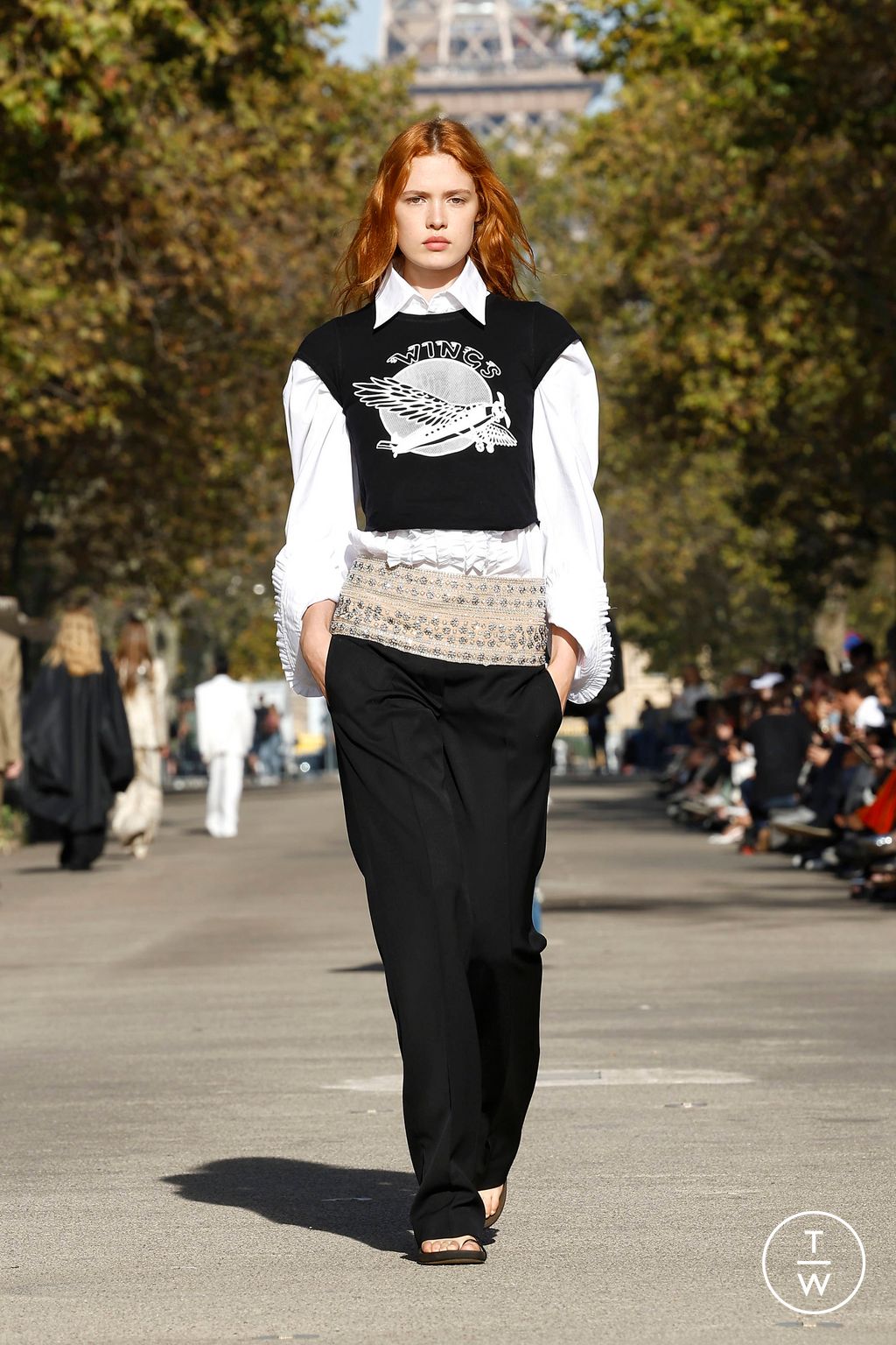 Fashion Week Paris Spring/Summer 2024 look 14 from the Stella McCartney collection womenswear