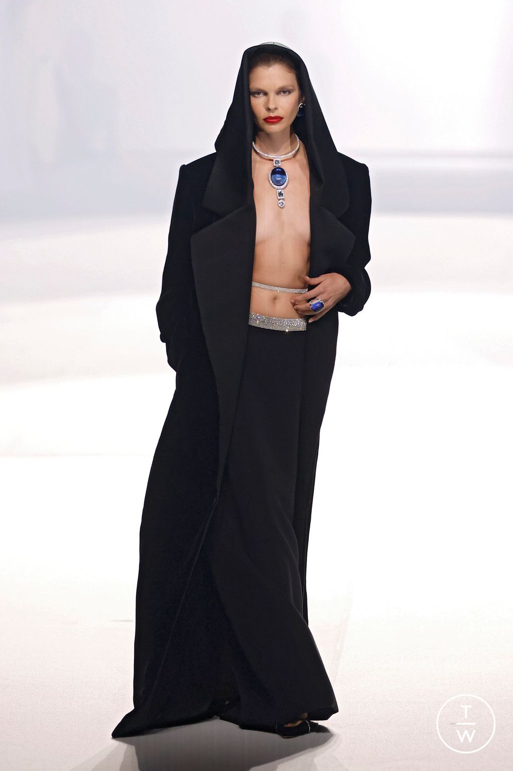 Fashion Week Paris Fall/Winter 2024 look 7 from the Stephane Rolland collection couture