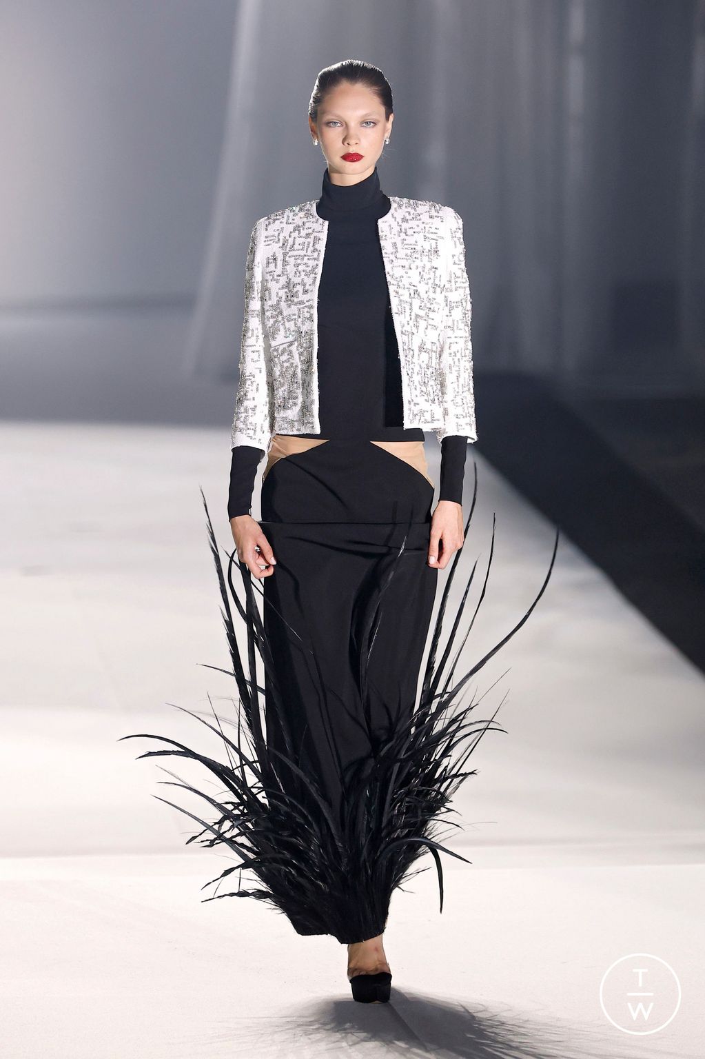 Fashion Week Paris Fall/Winter 2024 look 20 from the Stephane Rolland collection 高级定制