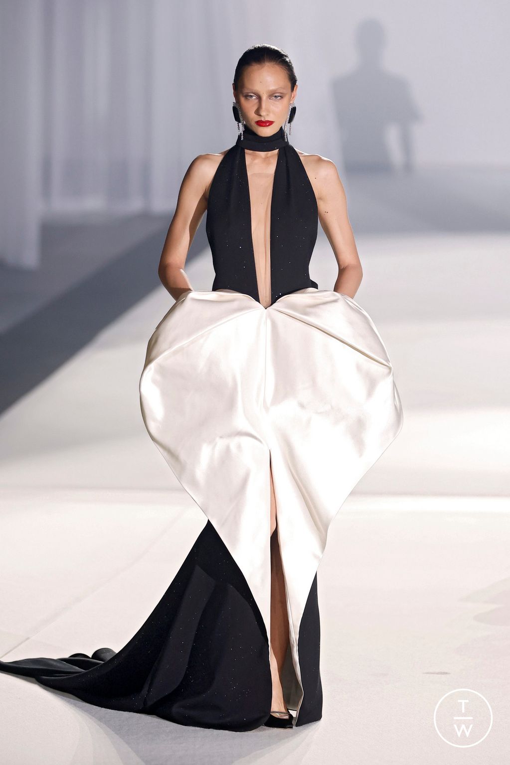 Fashion Week Paris Fall/Winter 2024 look 21 from the Stephane Rolland collection 高级定制