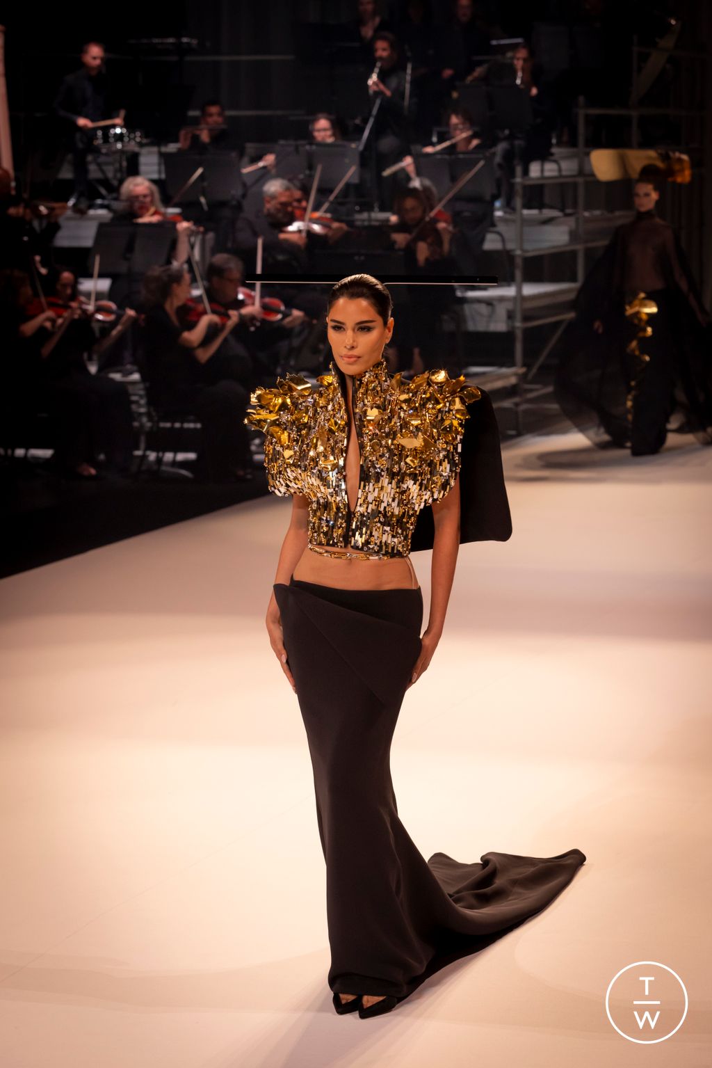 Fashion Week Paris Fall/Winter 2025 look 29 from the Stephane Rolland collection couture